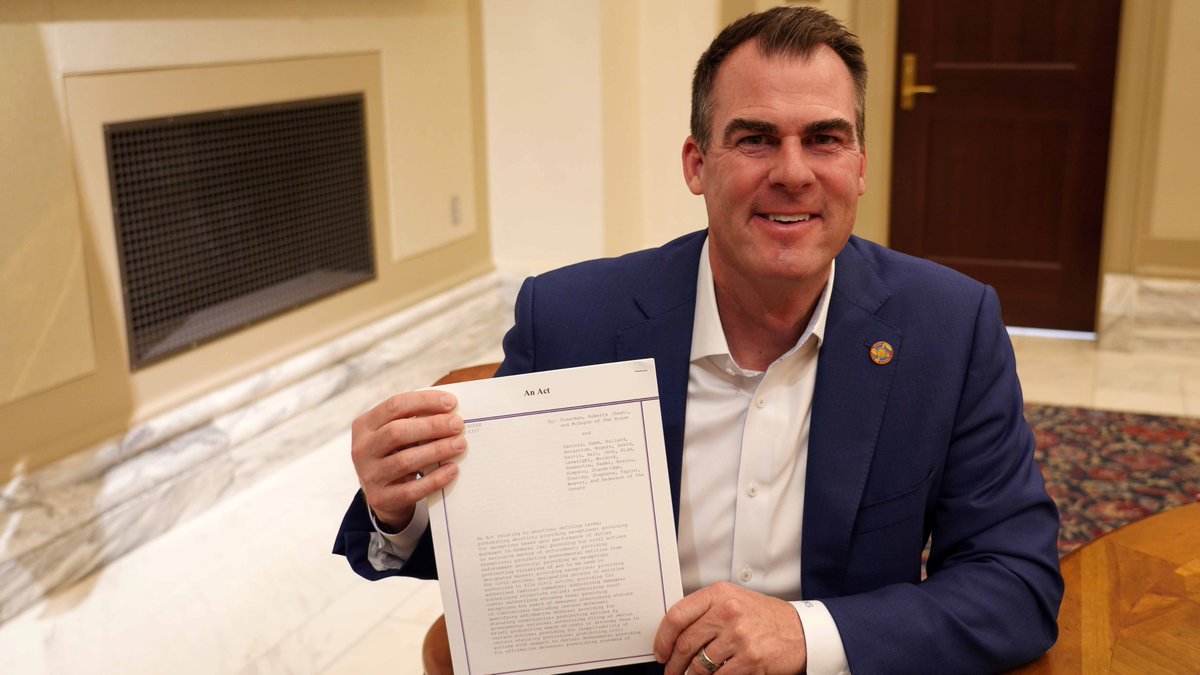 Governor Kevin Stitt tweet media