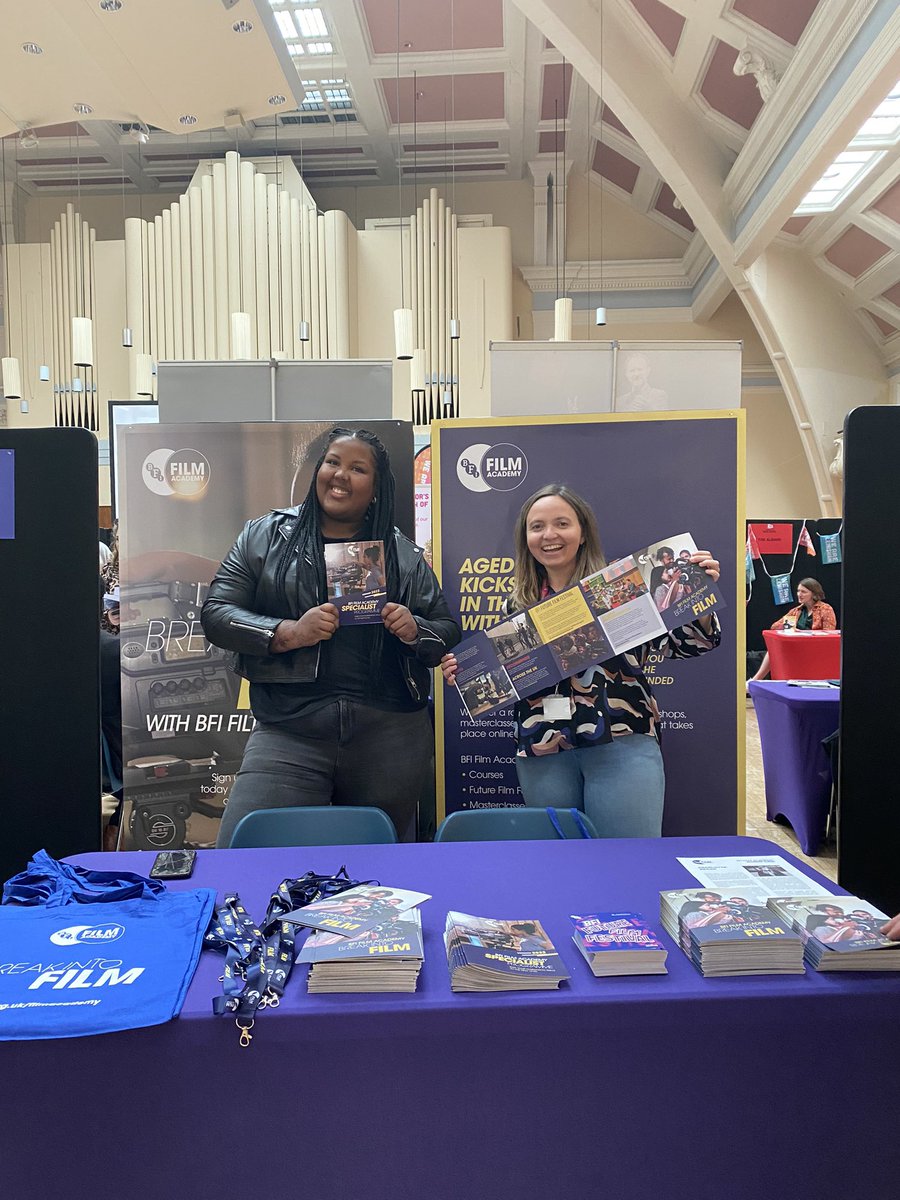 BFIFilmAcademy's tweet photo. Come on down and see us at the @WeAreLewisham Creative Careers Fest at @GoldsmithsUoL! We’ll be here 11am - 6pm talking all things Film Academy 😍🎥

#CreativeCareer #ScreenIndustry #JobsInFilms #Opportunities #WorkInFilm #BFIFilmAcademy https://t.co/lyAWT5ya8E