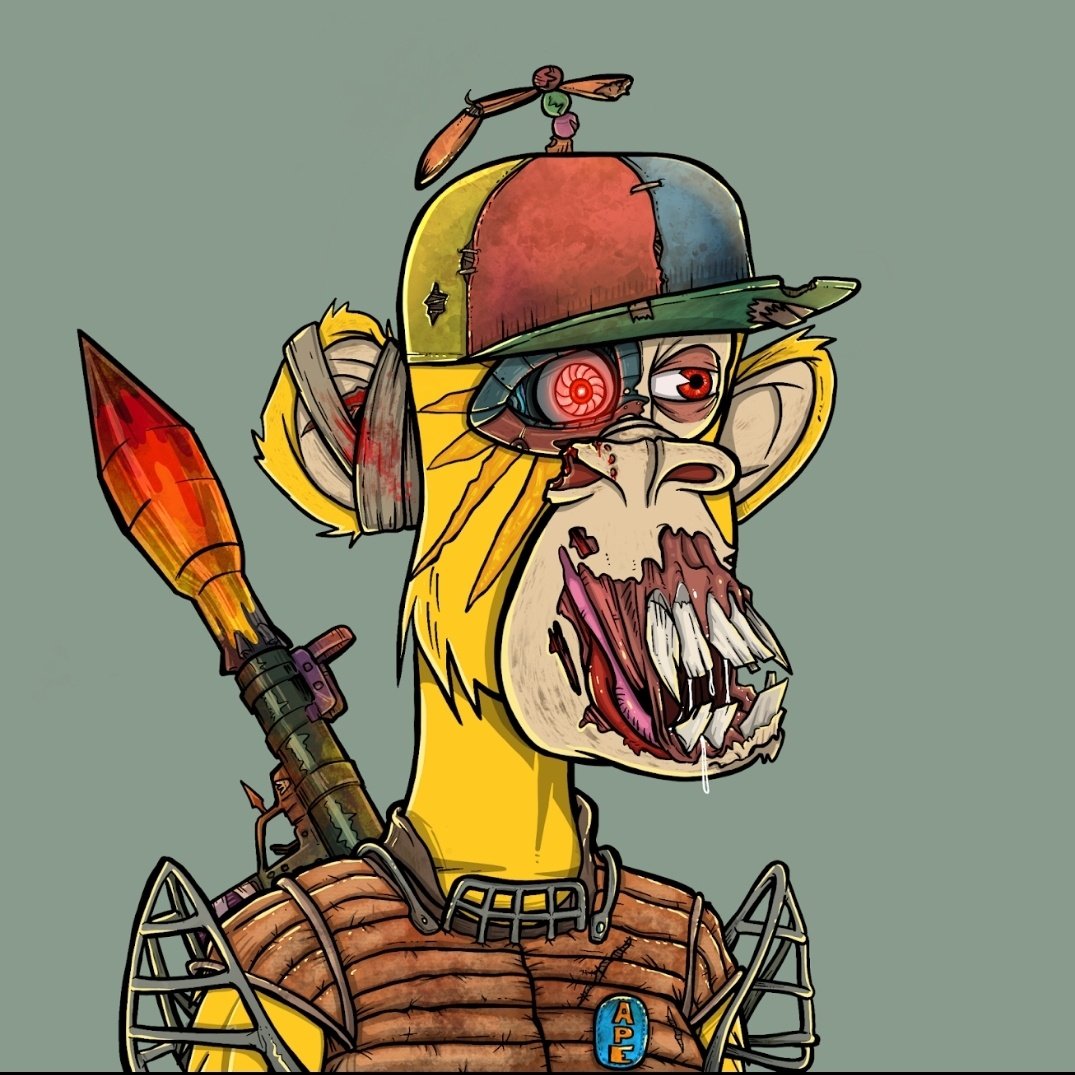1stSgt_Jroc's tweet photo. #NewProfilePic “Hasta la vista, baby.” - Terminator #USMC #CyborgEye #SpinnerHat #ZombieMouth #PFP #RocketNapalm #AAPES #Crypto #QUEENAPES #AAPE #NFT #NFTs #NFTCommunity #Community #LFG #HumpDayVibes #ShowMeYour #ThirstyThursday #ThursdayThoughts #NFTMarketplace @NFT_Lover_26 https://t.co/oKW43MzlDD