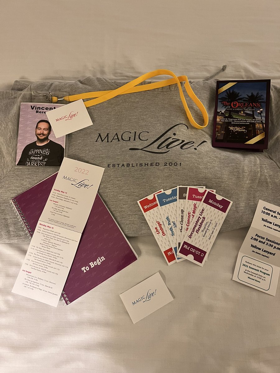 MagicbyVincent's tweet photo. What an amazing experience it was
@MagicLive2022 @MurphysMagic 
@penguinmagic @VanishingInc @tannensmagic 
@Alakazammagic @joshuajaymagic @DavidRegalTime 
@CarisaHendrix @MagicTV_CP 
#magic #magician
#entertainer  
#internationalbrotherhoodofmagicians
#societyofamericanmagicians https://t.co/HR3FlA1h3l