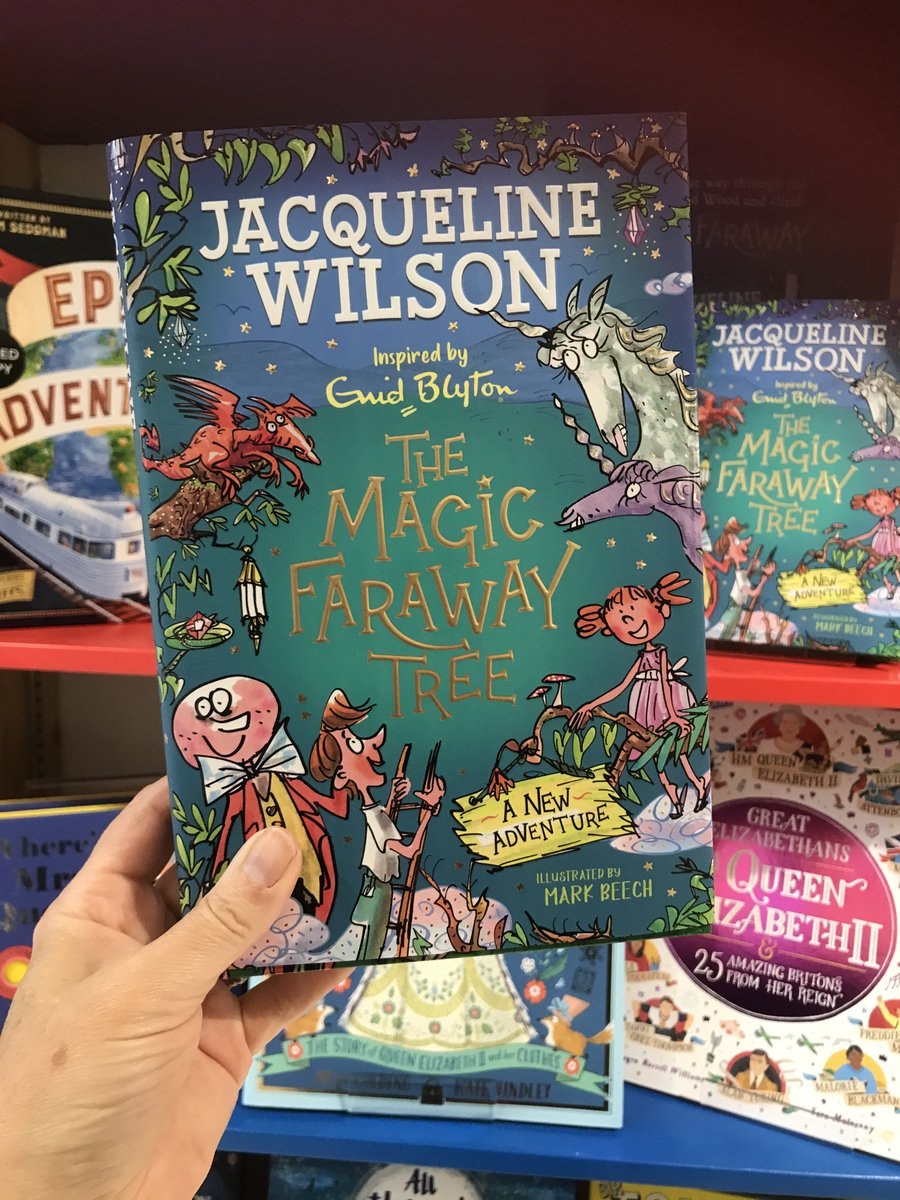 greenheartbham's tweet photo. The magic is still there! We're loving #JacquelineWilson's new #FarawayTree adventures - new modern children, new lands, and Saucepan Man has discovered internet shopping... Huge fun! #EnidBlyton @FansofJWilson @HachetteKids https://t.co/fP2xfoX0m5