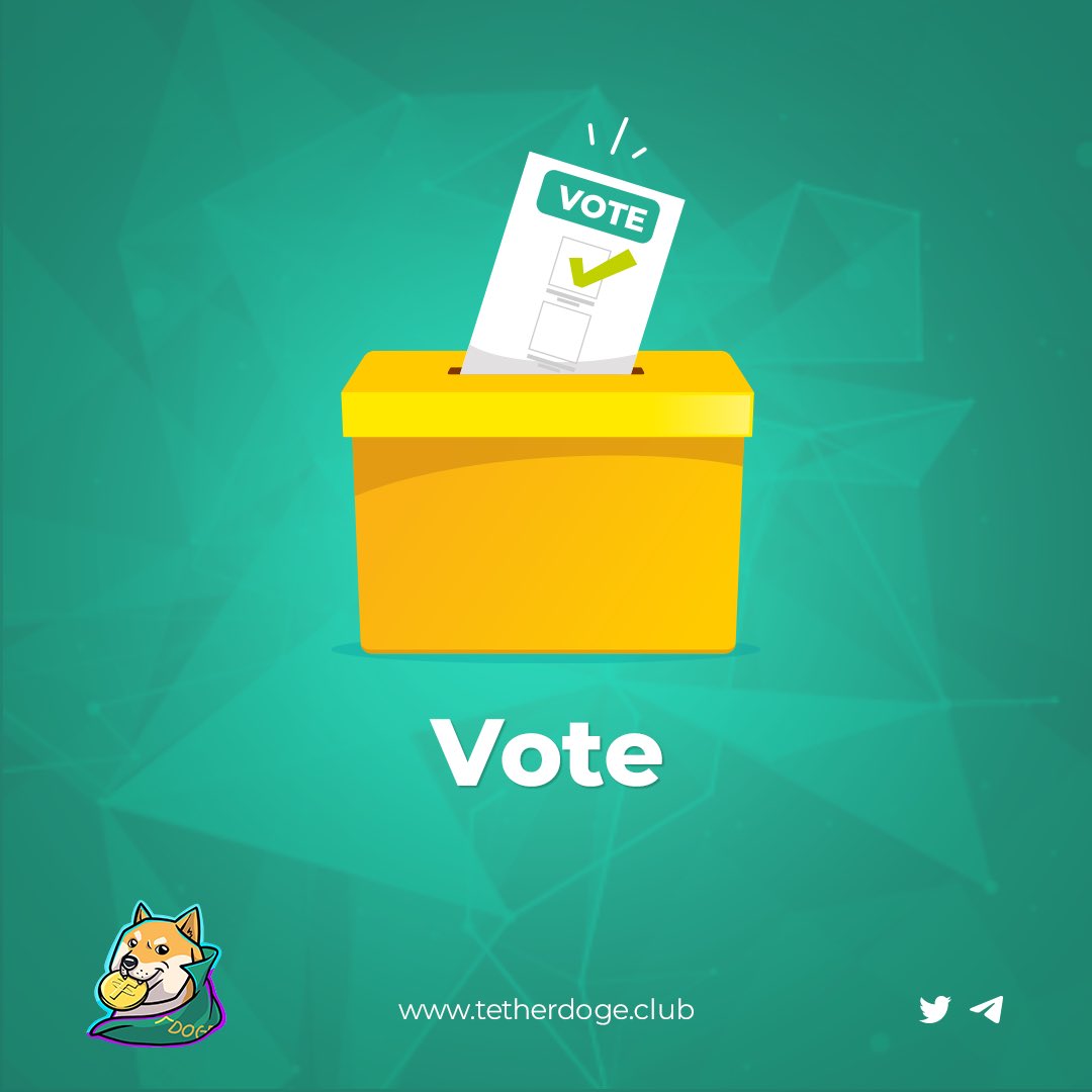 Head over to our telegram &amp; vote for the charity of your choice for the first TDoge donation.

Please also share this tweet &amp; get the word out there! #GoodDead #TDOGE #TetherDoge 

t.me/TDOGE_EN