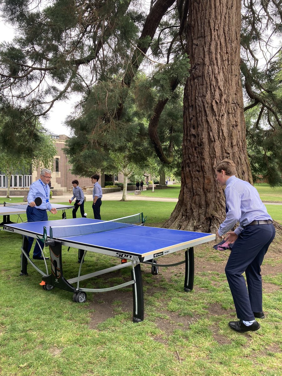 GreatMillfield's tweet photo. 🏓 Great students taking on each other at break time! Mr Bishop smashing it too. Text MILLFIELD5 to 70085 to donate £5! #MillfieldGivingDay #Bursaries #Scholarships @omsociety @MillfieldBP @MillfieldSenior https://t.co/2wcVoPdIQk