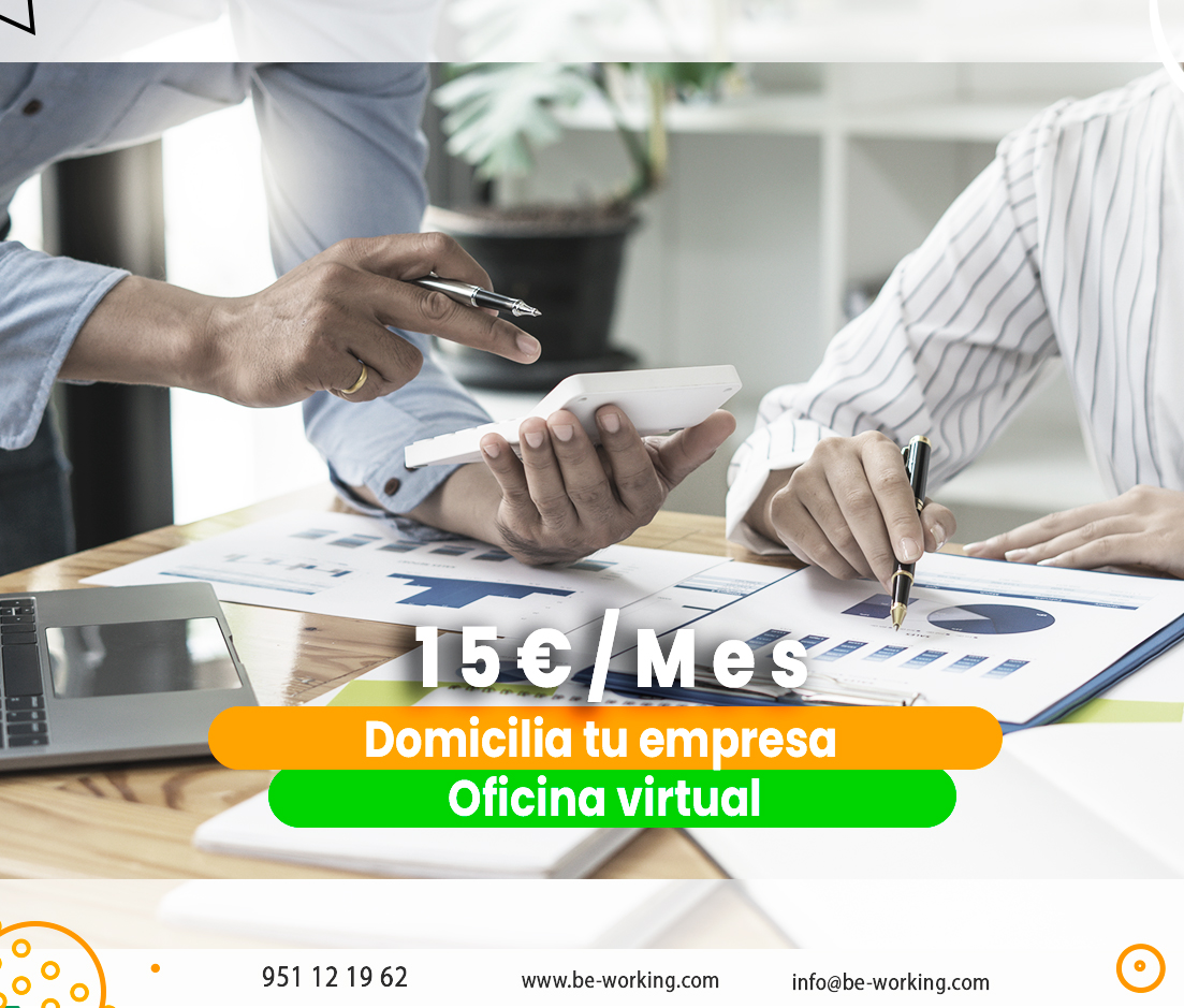 ¡Domicilia de tu empresa en nuestra #oficina! Y ahorra costes!
Por solo 15€/mes sin permanencias ni depósitos!

¡No te lo pienses! Si necesitas una dirección representativa donde domiciliar tu #empresa y recibir toda tu correspondencia!

oficinavirtualmalaga.com

#malaga #virtual