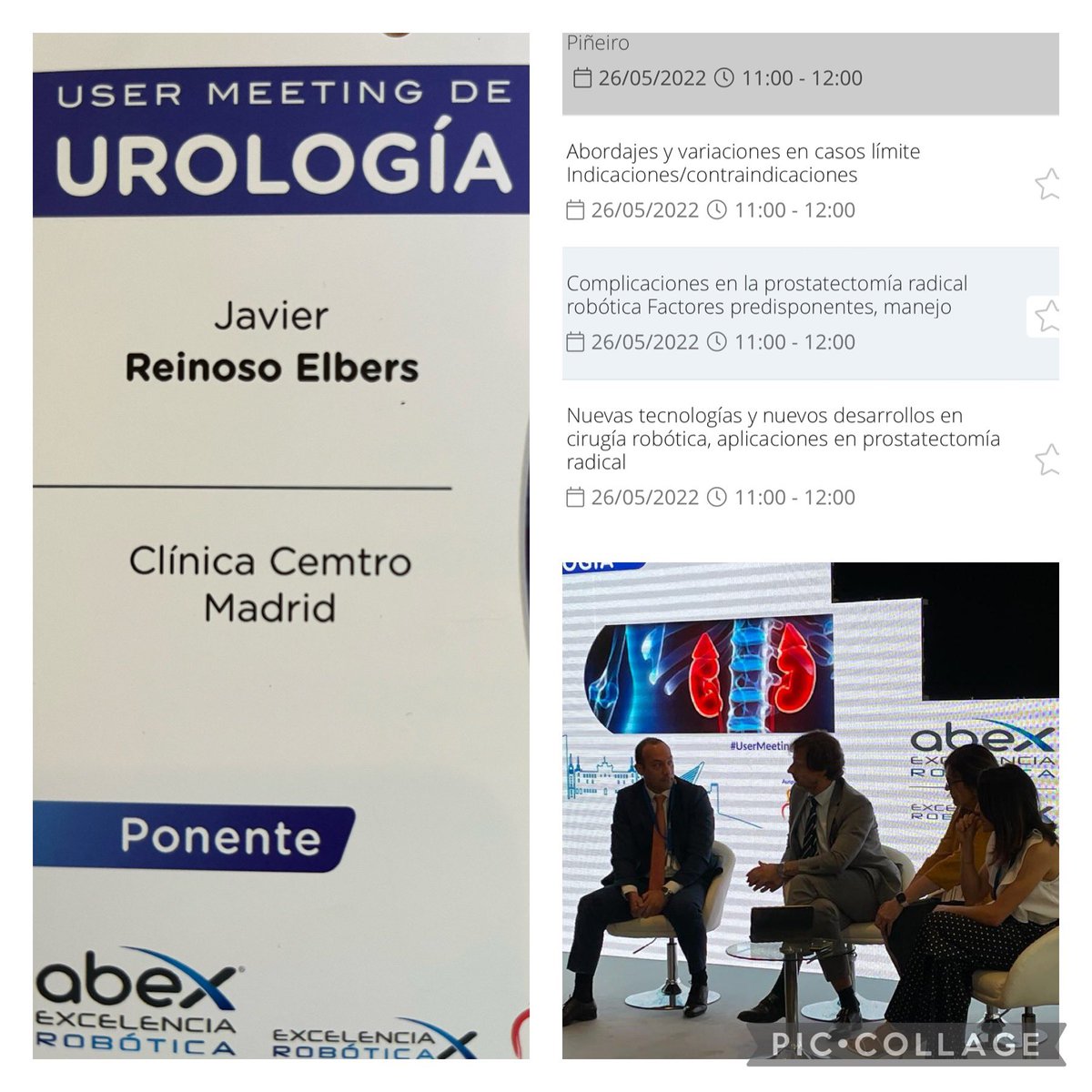 Aprendiendo y compartiendo experiencias con  urólogos excelentes en el user meeting de cirugía robótica. Muchas gracias <a href="/abexDaVinci/">ABEX Excelencia Robótica</a> y a los organizadores por la invitación.