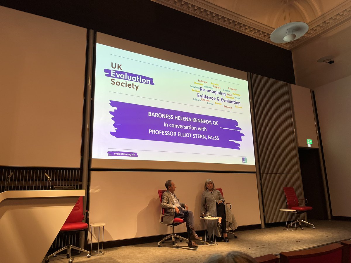 NEXT HOT TOPIC: What is the role of an evaluator? And does and indeed should the role be viewed as sitting somewhere on a spectrum between an independent interrogator of evidence, a change agent and a deliberative advisor…🤔 #ukesconf22 #evaluation