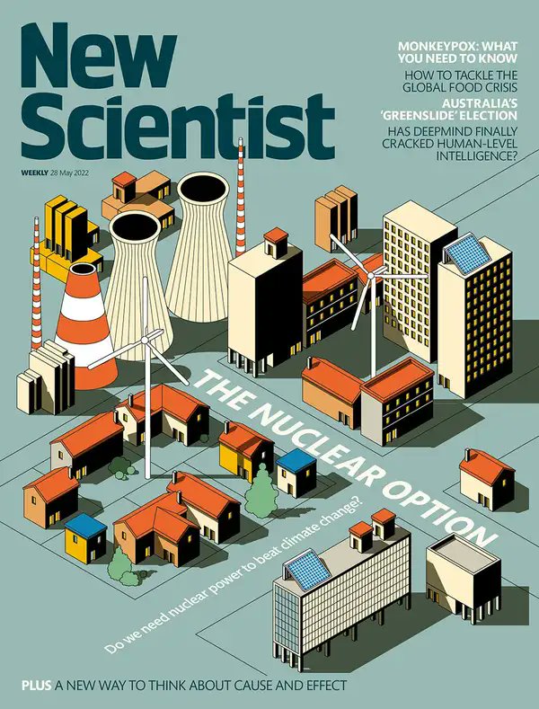 newscientist's tweet photo. In this week's issue: Do we need nuclear energy after all? Everything you need to know to make up your mind

Available at newsstands and via our app for digital and audio editions.
https://t.co/x4KBkwzBnf https://t.co/OrW2Zsz6N1