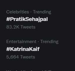 ChotusaMew's tweet photo. Always trending....π
#PratikSehajpal π¦ #PratikFam π #PraShi π§‘ #PraIti π #PraIka π #PraChe π #PraNika π #PraNeri π€
#PratikInKKK12 #KhatronKeKhiladi12 #KKK12 https://t.co/Klhrqm5BUm
