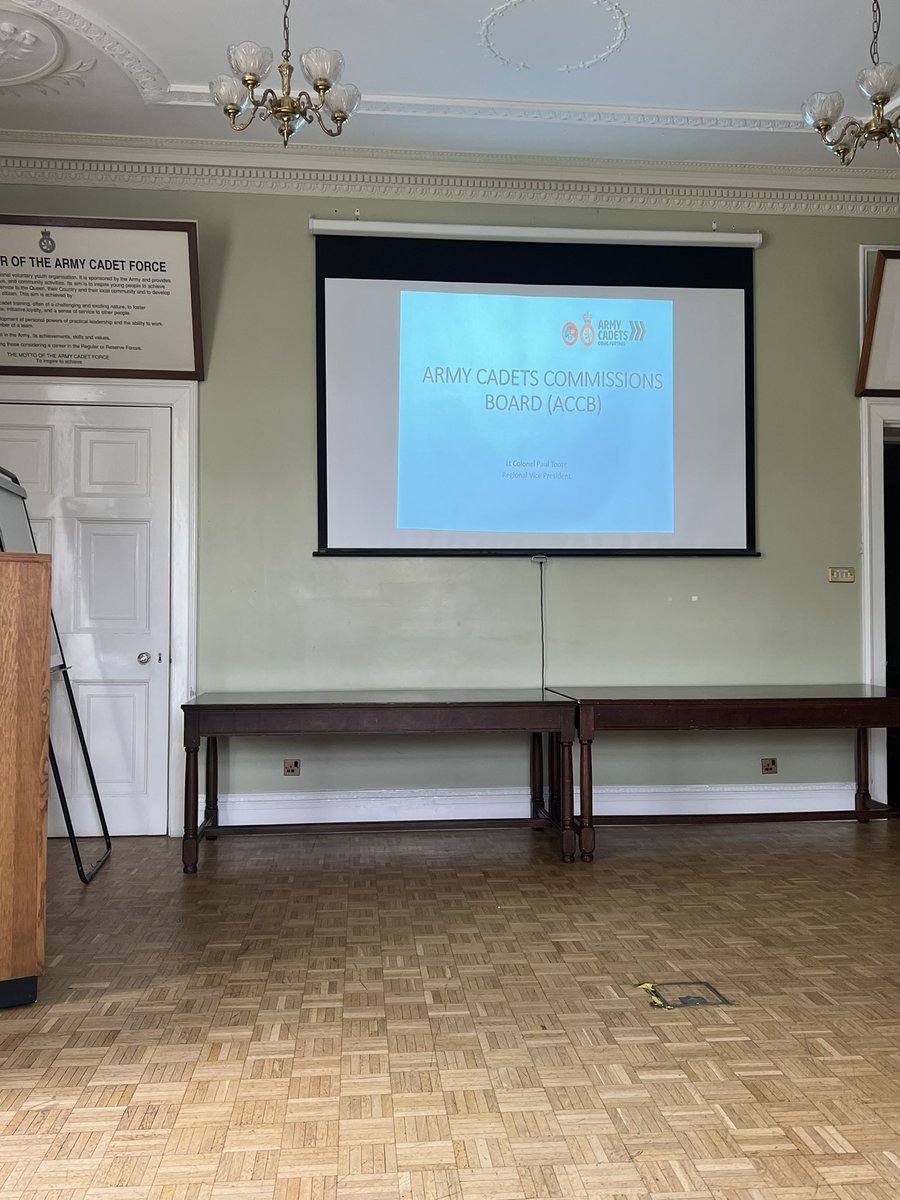 MajDodsACF's tweet photo. Next lecture… ACCB @CTCFrimleyPark  @ACCBHQ  @The_RE_LE  @ArmyCadetColCdt https://t.co/TCfvaLPrTK