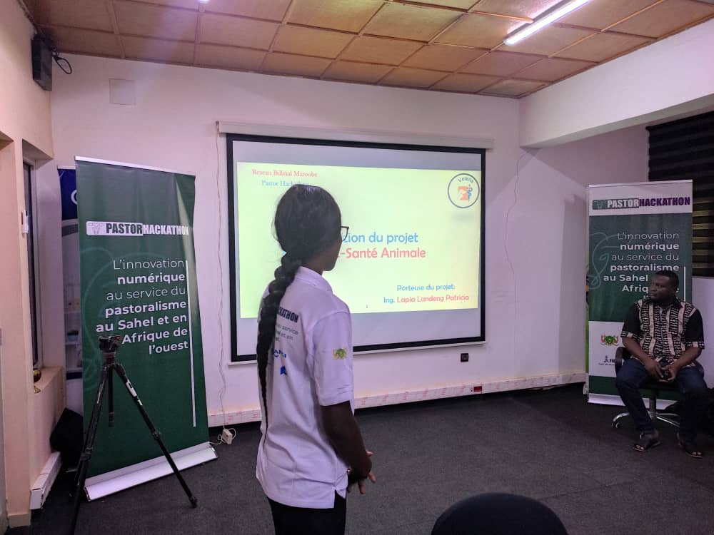 HackathonPastor's tweet photo. Le #PITCH! Une stratégie de présentation efficace et percutante pour convaincre en peu de temps.
En présence des éleveurs et pasteurs nos candidats passent actuellement l'exercice du pitch avant la présentation devant le jury final.
#Pastorhackathon2022 
#Sahel 
#hackingdays https://t.co/TP2MskZK4g