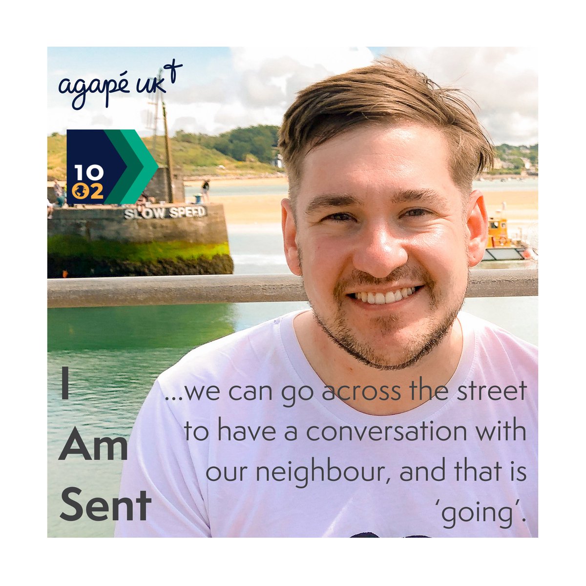 “I was first sent on a short-term overseas project during my time at university. God used this time to help me understand His desire for all nations to hear that Jesus is good news."

agape.org.uk/10-02/.

#iamsent #allnations #goodnews #gospel #pray #give #go #agapeuk