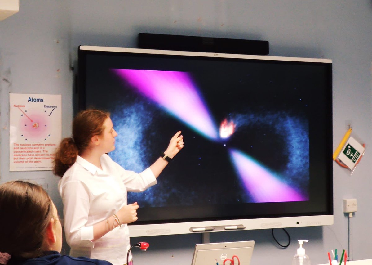 QCL_STEM's tweet image. Well done to Etta for her fabulous TED space talk on neutron stars and the Big Bang 👏✨🌎