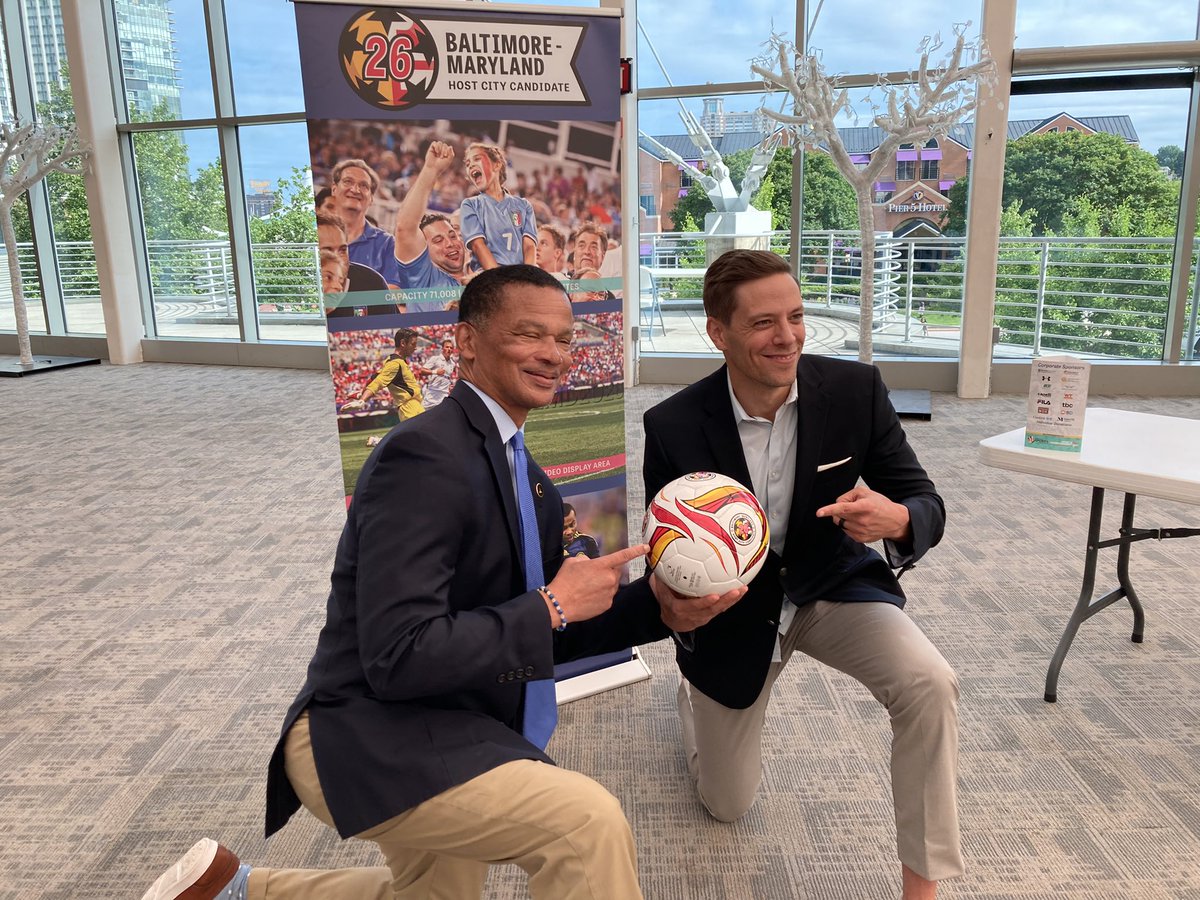 Several members of the #BMoreMD2026 Host Committee come together one last time as a solo Baltimore-Maryland bid.  

<a href="/dc2026/">DC Chisupa</a> - We ready…!!!!  Let’s do this thing!

⚽️ 🦀 🦩 ✌️