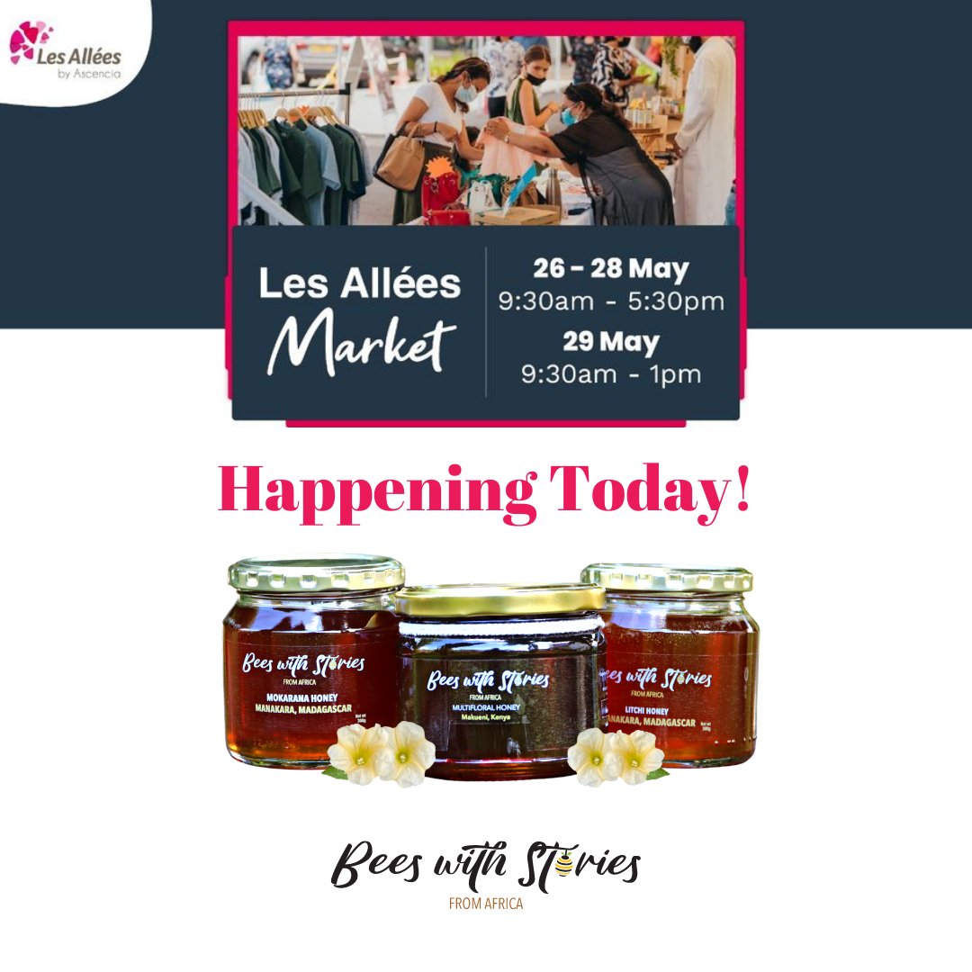 Are you in Mauritius? You can find us at the Market from today until Sunday this week featuring our delectable Malagasy honey varietals. 

See you there!

#Beekeeping #AfricanHoney #Mauritius #Madagascar #honeyproducts