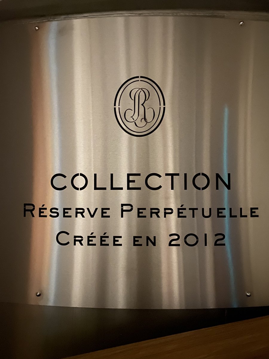 One of the secret of our new multivintage COLLECTION is this “Reserve Perpétuelle” created in 2012! It brings an extra complexity, texture and freshness while improving the quality year after year. It is the foundation of this cuvée! #RoedererCollection 242 #InPursuitofTaste -JBL
