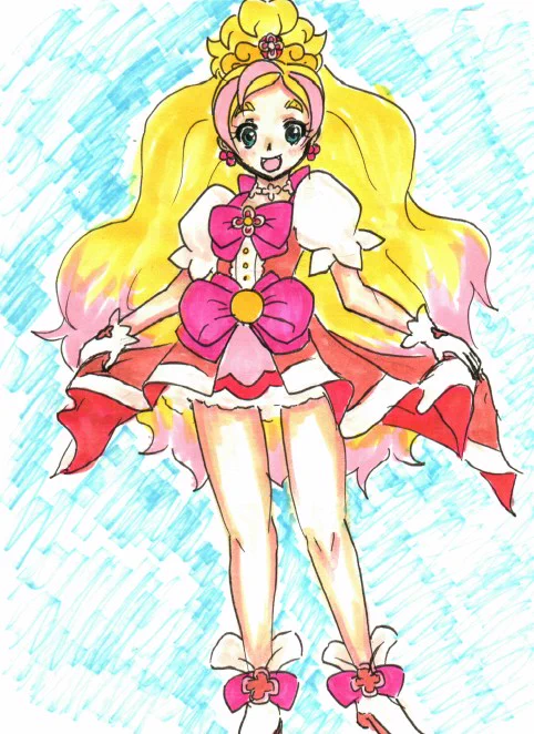 #上手いとか下手とかそういうのは関係なく自分が気に入っている絵を4枚選ぶ選ぶ見た人もやってくれたら嬉しいな
ゴープリの4人で。 