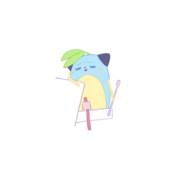 スピアを失くしたのでとりあえず綿棒を渡されたまめねこ 