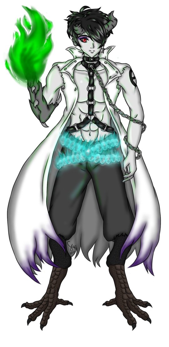 SheCouldBe_205's tweet photo. "D, the Angel of d--"

-Full body, digital art with goth style
-Human upper body, monster in lower half

#digitalart #DarkFantasy #originalcharacter #darkangel #horns #blackhair #redeyes #monster #torturedsouls #chains  #greenflames #abs https://t.co/v9DINtogvy https://t.co/SGqcjQ3Dmi
