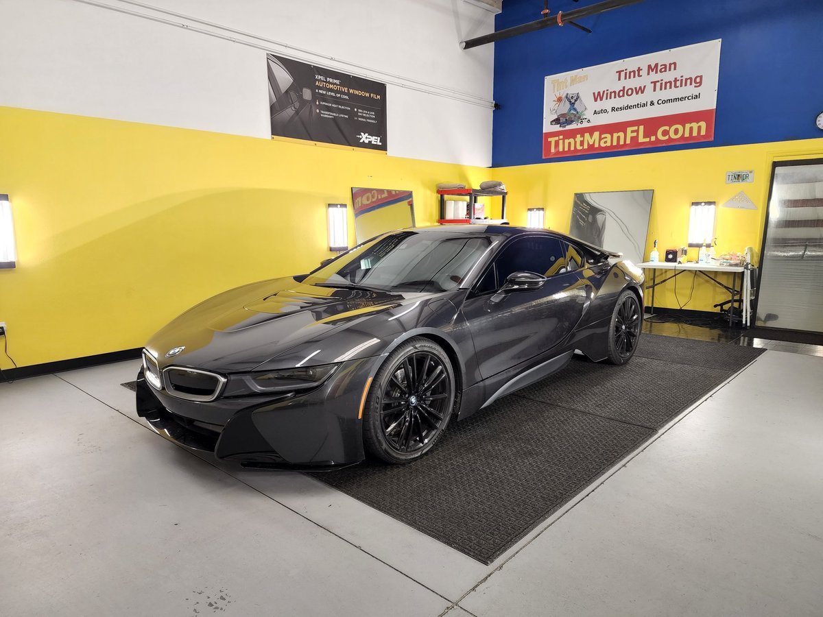 tintman's tweet photo. BMW i8 https://t.co/RWqXOTBe1L 

Xpel XR Prime Super Ceramic Window Film 

70% windshield, 15% sides, rear &amp; visor strip 

@tintmanfl @xpel 

#tintmanfl #windowtint 
#bmwm #bmw #bmwi #m #bmwx #xpel #i8  #bmwe #e #bmwlife #bmwlove #f #series #bmwclub #bmwf #bmwmpower #bmwgram #bm https://t.co/dBG4eXDLZe