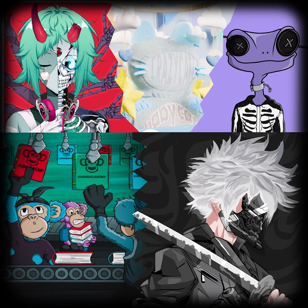 🎁Multi-collab WL GIVEAWAY!🎁

Prizes: 
🏆5 WL for
@Nakama_meta 
  
🏆2 WL for 
@CamoChameleonC 
 
🏆3 WL for 
@Susanoo50 
 
🏆3 WL for 
@crazycatznft 

🏆3 WL for 
<a href="/Gakko_Monkez/">Gakko Monkez {🐒🌴}</a> 

Must: 
1⃣Follow all account 
<a href="/0xGiveMaya/">Give.Sol</a> 
@kalpesh_301 
2⃣RT + LIKE
3️⃣Tag 3 friends  
Ends in 48hr