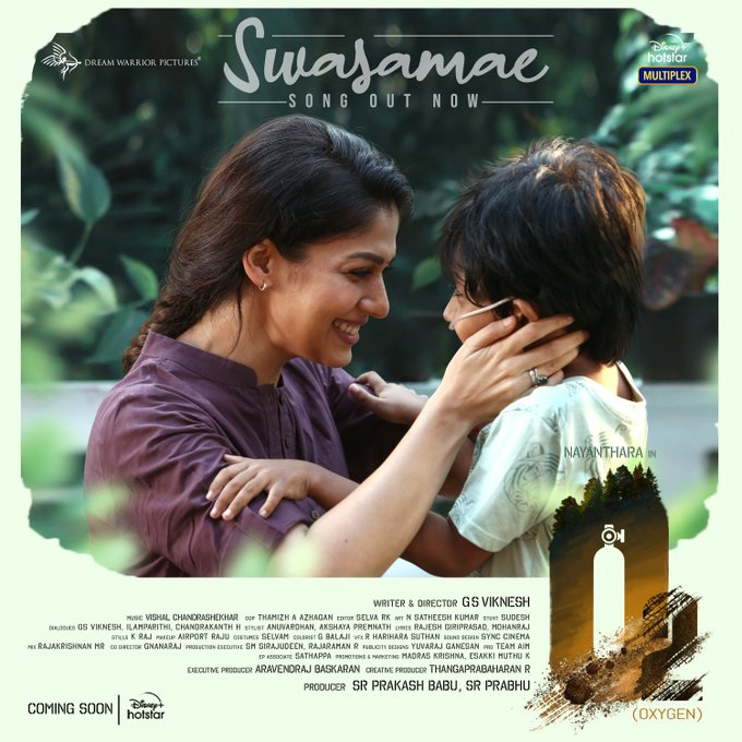 top10cinema's tweet photo. Here's #Swasamae the First Single from #O2theMovie.!

🔗 https://t.co/tKCuB73kXk

#O2onHotstar #Nayanthara 
@DreamWarriorpic
@prabhu_sr @GsViknesh #Rithvik
@that_Cameraman @Composer_Vishal
@EditorSelva @disneyplusHSTam
 #O2TheFilm https://t.co/27kpbSFoc4