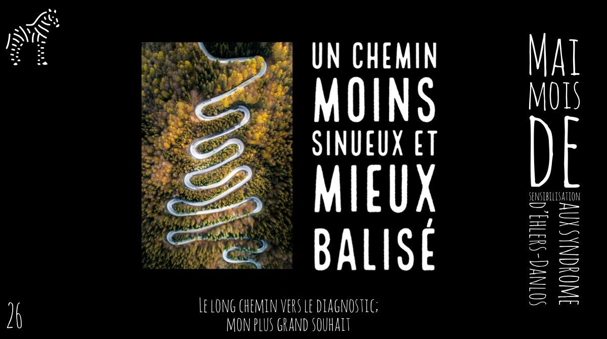 Mai, mois de sensibilisation aux syndrome d’Ehlers-Danlos (SED) #myEDSchallenge  

Jour 26: Le long chemin vers le diagnostic; mon plus grand souhait…