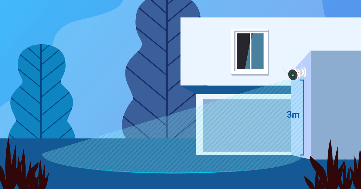 EZVIZ_Global's tweet photo. #EZtips on where to install your EZVIZ outdoor camer ✨
Tip 2: Considering the height.
It is recommended to install the camera 3 meters (10 inches) above the ground to get the best detection area. 👀
.
#EZVIZ #Eztips #outdoorcamera #securitycamera #protips #smarthome https://t.co/x39Sjb4A1J