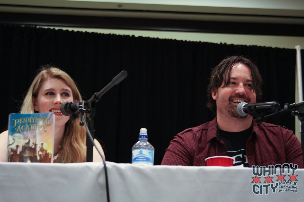 HoofWorkWCPC's tweet photo. It's time for #ThrowbackThursday And this week, we're looking all the way back to #WCPC16 . We had the wonderful @ILoveKPAlot interviewing the one and only @M_A_Larson in a panel called "The Signing." https://t.co/w9dsIvPaRL