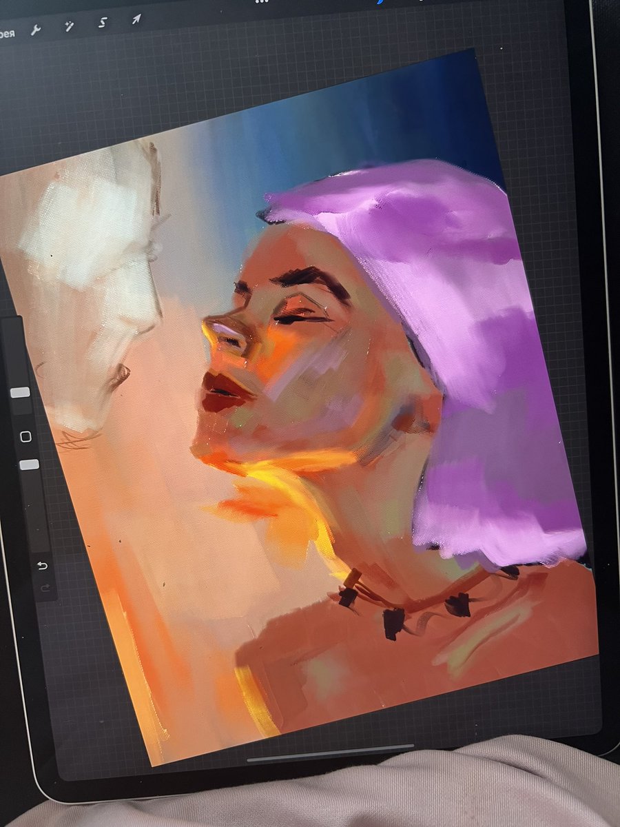 Have a nice day friends 🙏🏼

I stared a new art, want to create it colourful 💜💡