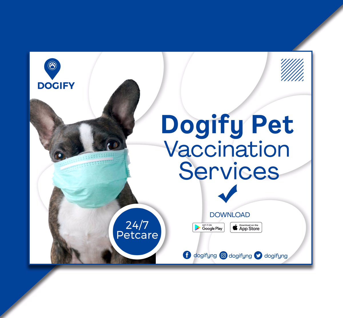 dogifyNg's tweet photo. Tired of missing your Dog’s vaccination booking 

Worry no more!!!

Dogify is here to give you the best petcare service right in your home 

Coming soon turn on notifications for more information 

#dogify #doglovers #petstagram #petscare https://t.co/bKSWBeJj1L