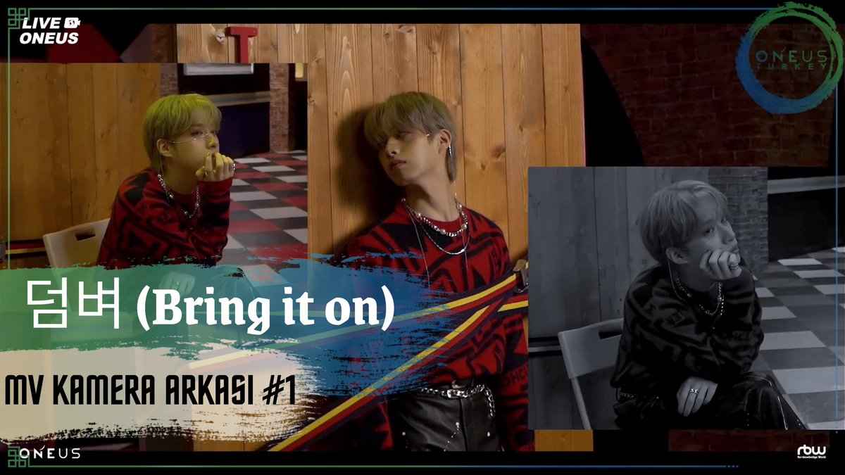 OTESUBS's tweet photo. [🎬]

"ONEUS Bring It On MV Kamera Arkası #1" videosunun çevirisi saat 14.30'da ilk gösterimiyle sizlerle! İyi seyirler~

•Çeviri: seohonun sesi 
•Düzenleme: NisaBAP

🔗:https://t.co/T2hQ2eccP8

#ONEUS #원어스 @official_ONEUS https://t.co/TLE6B812zj