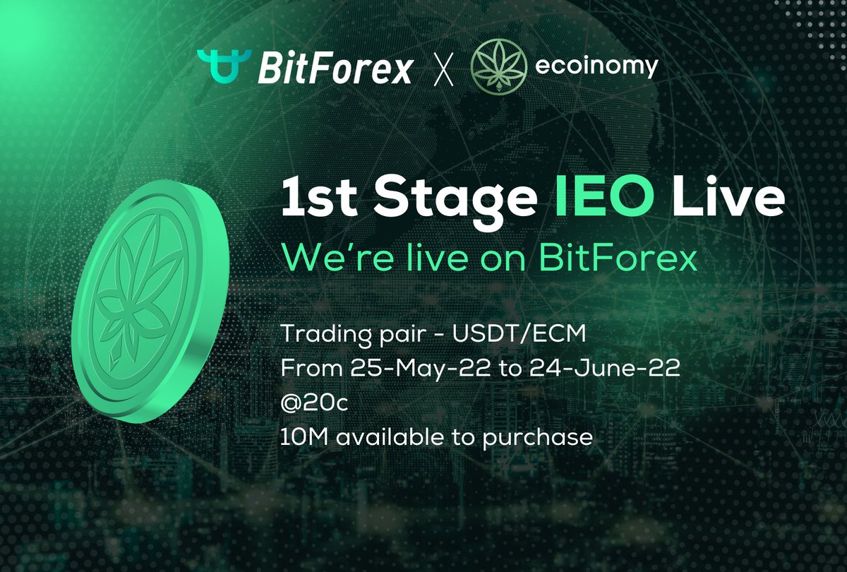 Have you joined our IEO? 

Buy here: bit.ly/3MO8hDg, and more details on the IEO here: bit.ly/3yYqjif 
#IEO #ECM #BitForex #hiddengem #ICO