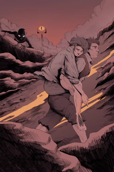 Frodo siempre pudo contar con Sam. 
Sé como Sam.

🎨aimee hawley 