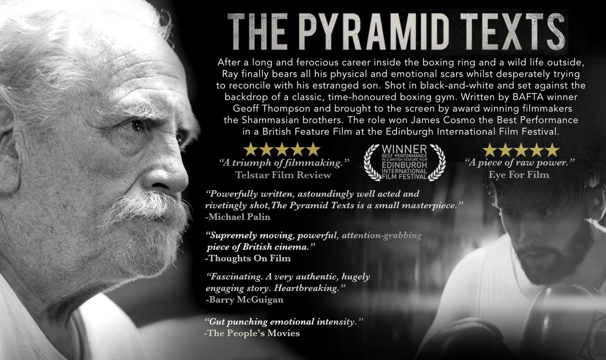 thepyramidtexts's tweet photo. @rustyrockets “We are all afraid to be afraid.” May we introduce the film The Pyramid Texts to you. Starring the magnificent @MrJamesCosmo. You give us a cornucopia of spiritual wisdom so here’s a little gift back to you. Enjoy. https://t.co/YxBPnxyK3h https://t.co/P4ZfwTGVxG