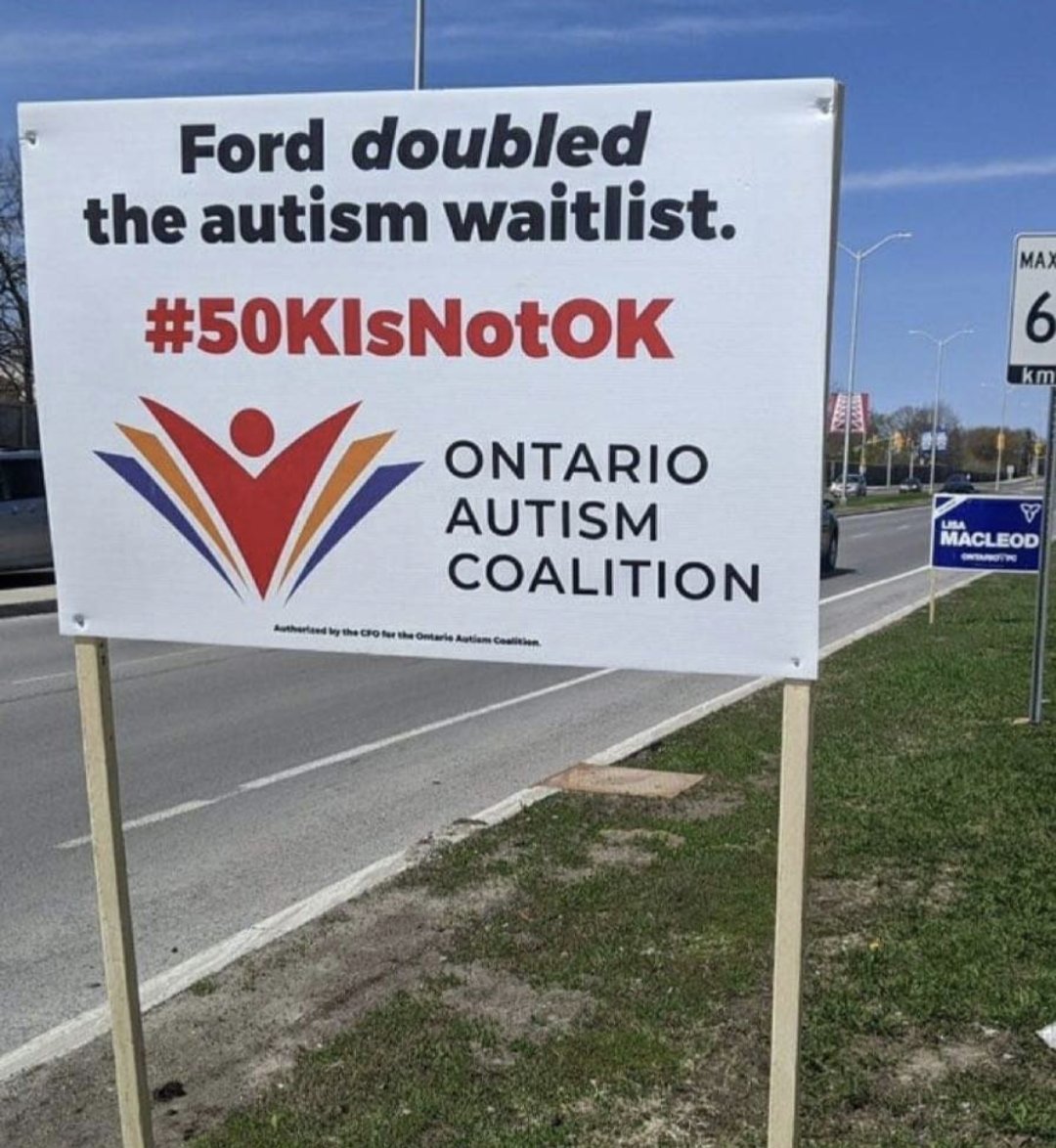 OntarioMom4's tweet photo. I'm so tired of @fordnation s horseshit. Every time he opens his mouth it spews out! Stop using our kids as political pawns! Only 675 kids are in your "world class program" you pompous turd! Stop lying to people!

#50KIsNotOk 
#onpoli
#FordLiedToAutisticKids https://t.co/HLtyVTKlyE