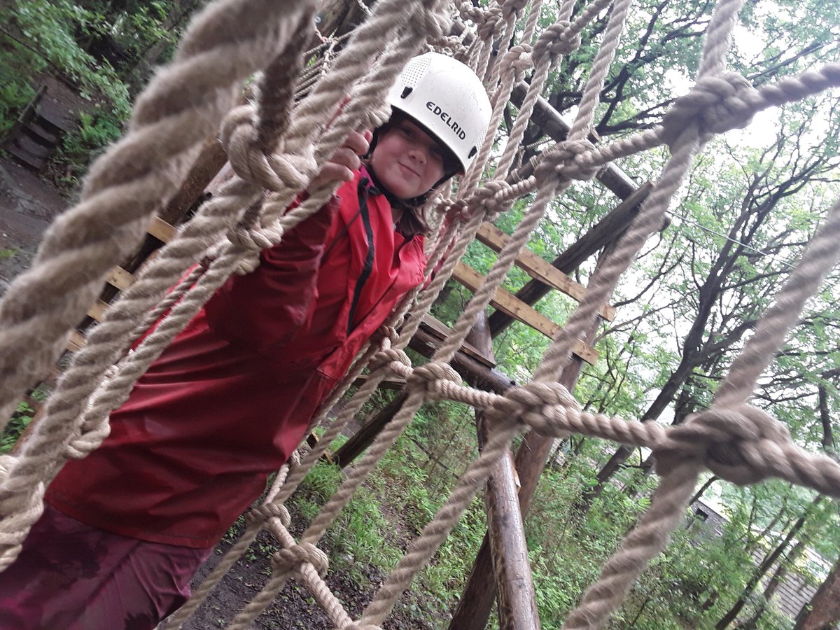 Exploring the obstacle course.