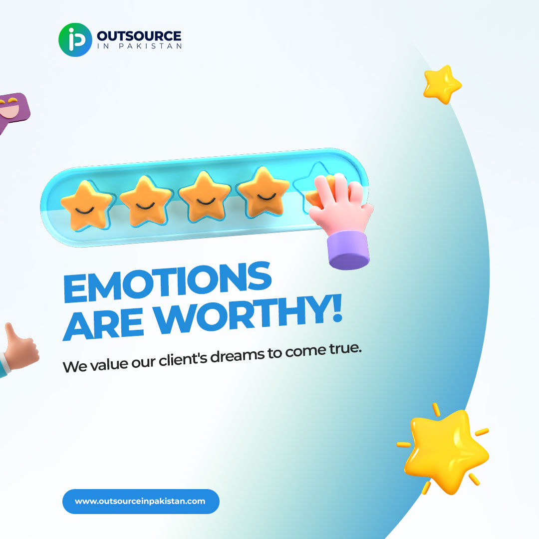 Did you know that client emotions can be tackled and used as a smart move in marketing? 
Allow us to teach you how! outsourceinpakistan.com
#clientsatisfaction #outsourceinpakistan #OIP