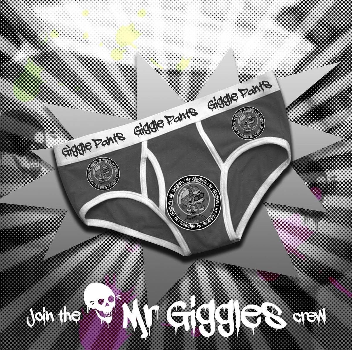 Giggle Pants! 🤣💀 Giggling to Death! 

Join the Mr Giggles crew!! 

discord.com/invite/7k4zbHE…

#NFT #NFTCommunity #NFTProjects #NFTs