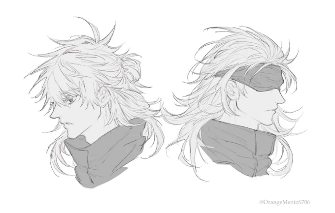 長髮の五條先生🥺 