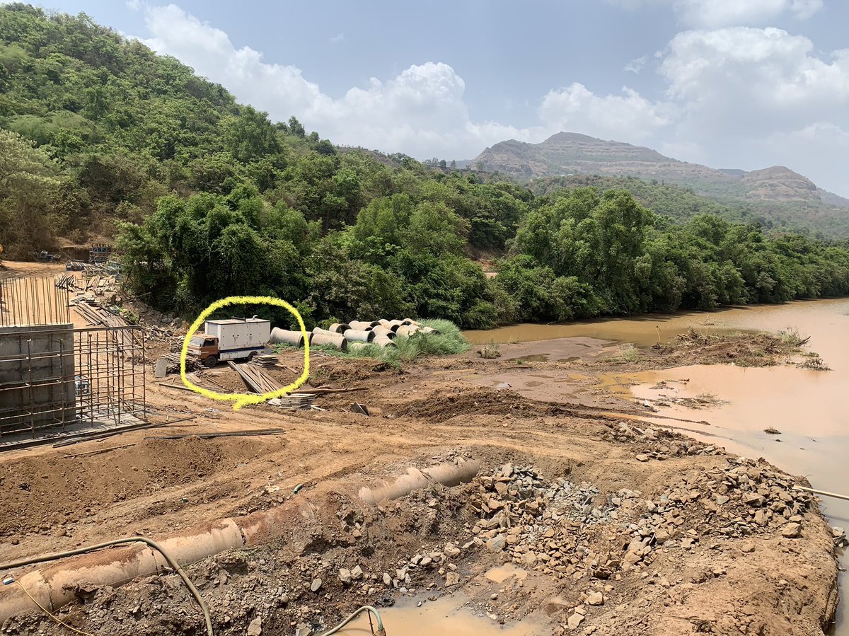 karthickbala's tweet photo. Today during our routine MulaMutha #River monitoring we noticed the type locality of a diatom described an year ago is completely destroyed. This taxon is known only from the type locality. Marked area was the original habitat of the diatom. #aquatic_life #biodiversity https://t.co/Ma0s6ygjYT