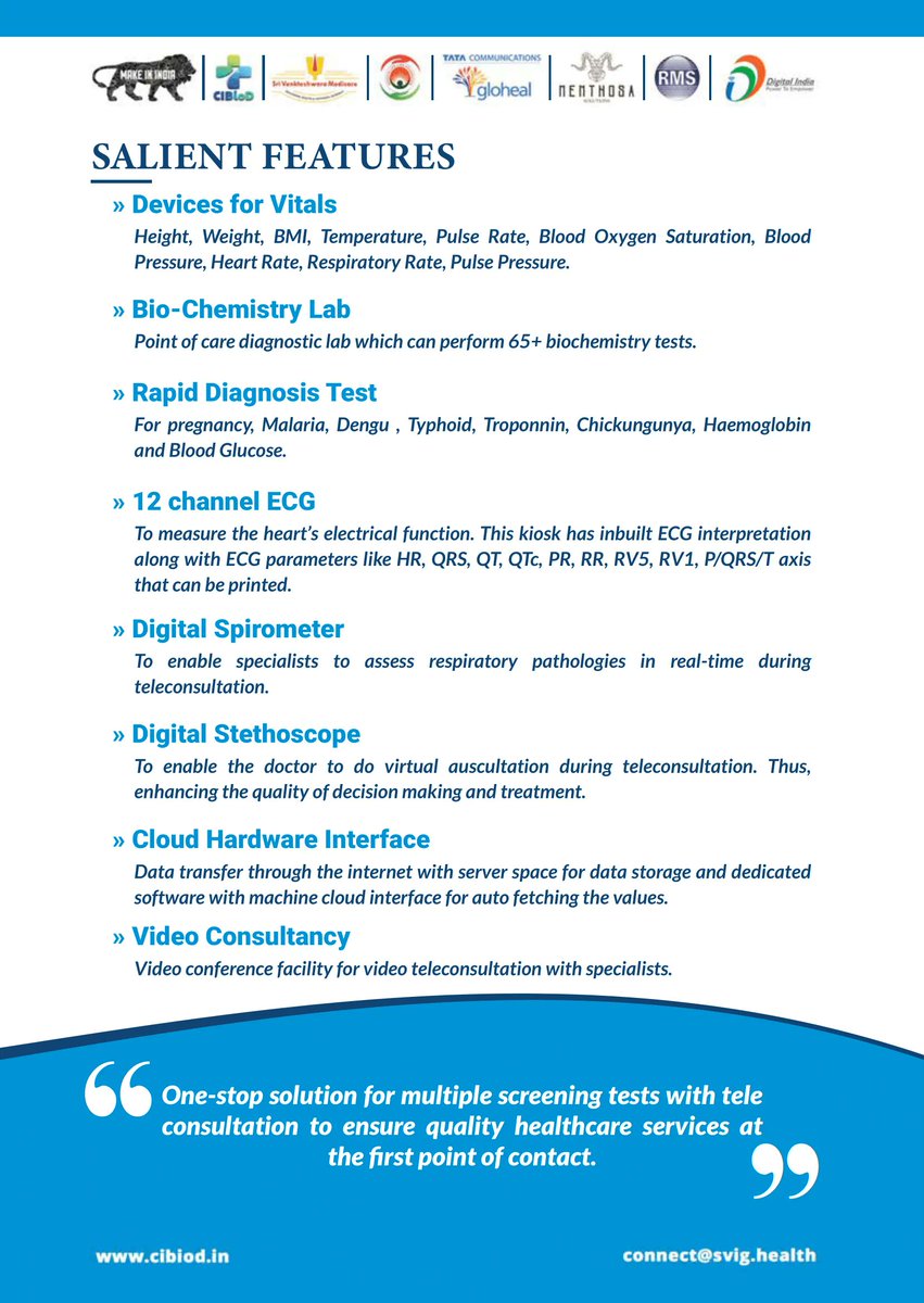 me_dvg's tweet photo. Revolutionizing the healthcare services across India with our innovative "AI-enabled Telehealth ATM with a built-in integrated diagnostic lab and hardware-cloud interface" This integrated approach will challenge the limits of traditional healthcare. Visit: https://t.co/SPcoHvz7UA https://t.co/Jpq6VjEZ94