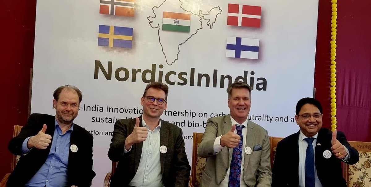 The values shared by the Nordic countries help make the region one of the most innovative and competitive in the world! 🇸🇪🇩🇰🇫🇮🇳🇴

Join us to #pioneerthepossible #NordicsinIndia

@norwayinindia 
@DenmarkinIndia 
@FinlandinIndia 
@SwedeninIndia 
@NordicCouncil 
@NordicCtrIndia