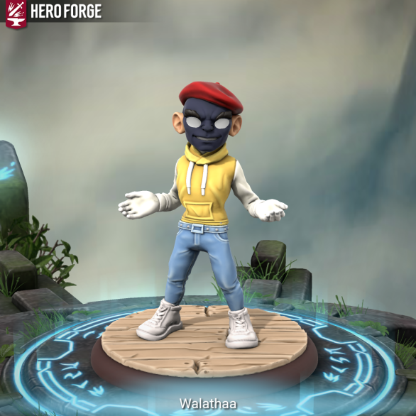 walathaa's tweet photo. I like how I'm able to recreate my #Roblox avatar in #HeroForge https://t.co/FjKpHPNZT8