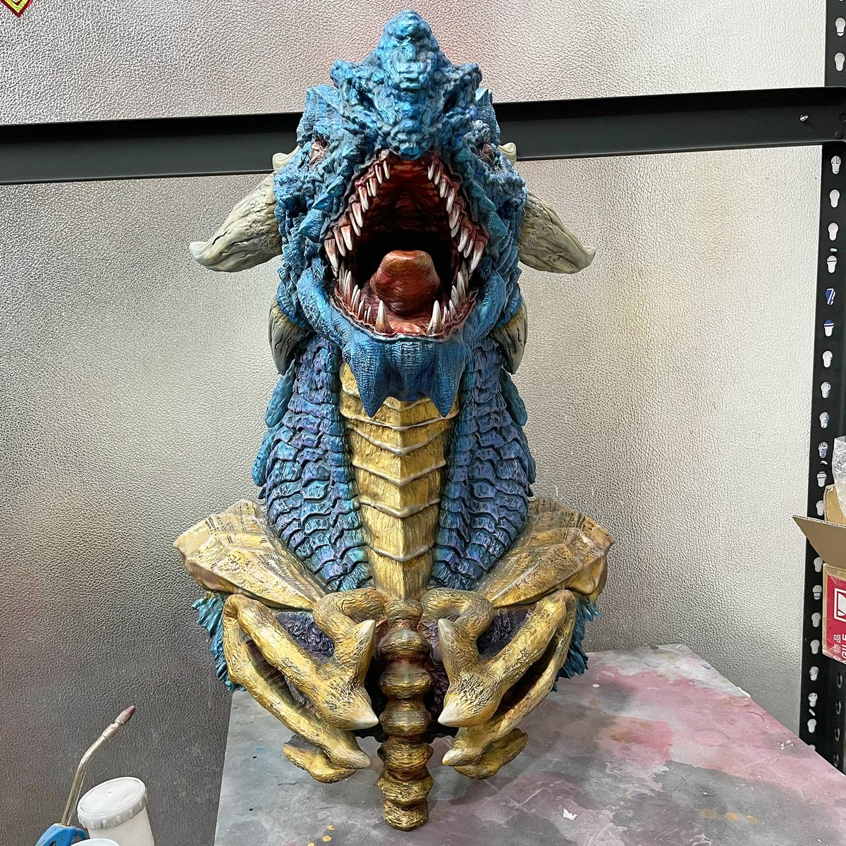 tea790806tea's tweet photo. 70公分大龍頭,今年划龍舟靠你了😋
#模型上色
#3D
#3dprint
#3dmodel
#zbrush
#toy
#toys
#modelcolor
#modelpainting
#modelmaking
#更多作品請google搜尋創八製玩
#創八製玩 https://t.co/NFh3CazKjy
