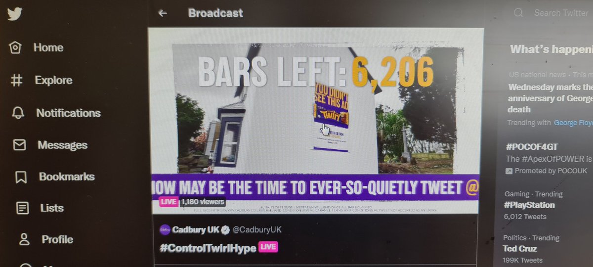 MarkB_82's tweet photo. @CadburyUK #ControlTwirlHype spotted one https://t.co/tN3zhC63QE