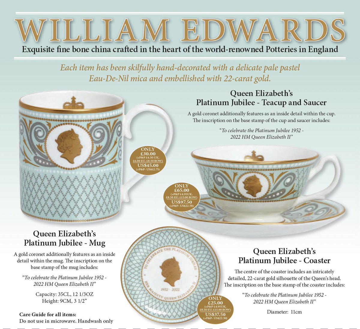 バッキンガムパレス エリザベス女王95歳バースデー記念 ティーカップ