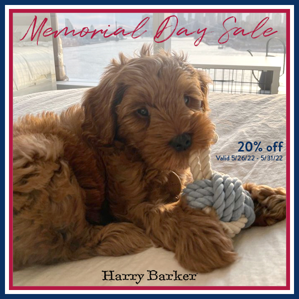 HarryBarkerCo's tweet photo. Harry Barker #MemorialDaySale 20% off all regular-priced items with code MDW2022 #dogsoftwitter #dogs #dogstyle https://t.co/7El9M3wU2S