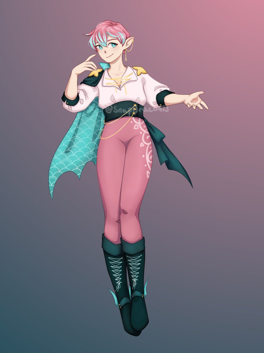 SnapDraconis's tweet photo. @MartialTie_ Such a cute model! I really love the design, though I'd personally fade out the scales a little more so they have a smoother transition, that's a personal taste!
Here's my art, I'd love to hear your thoughts ^^ https://t.co/btgGXXpe5f