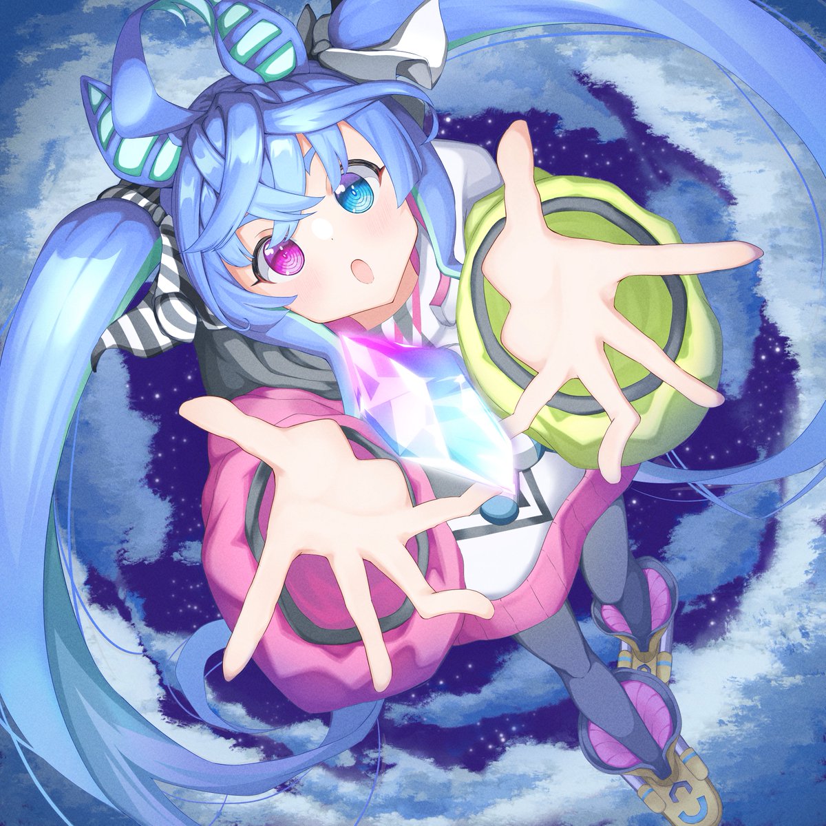 ウマ娘「夜空の欠片
#ツインターボ
#ウマ娘 」|Mary_🌱のイラスト