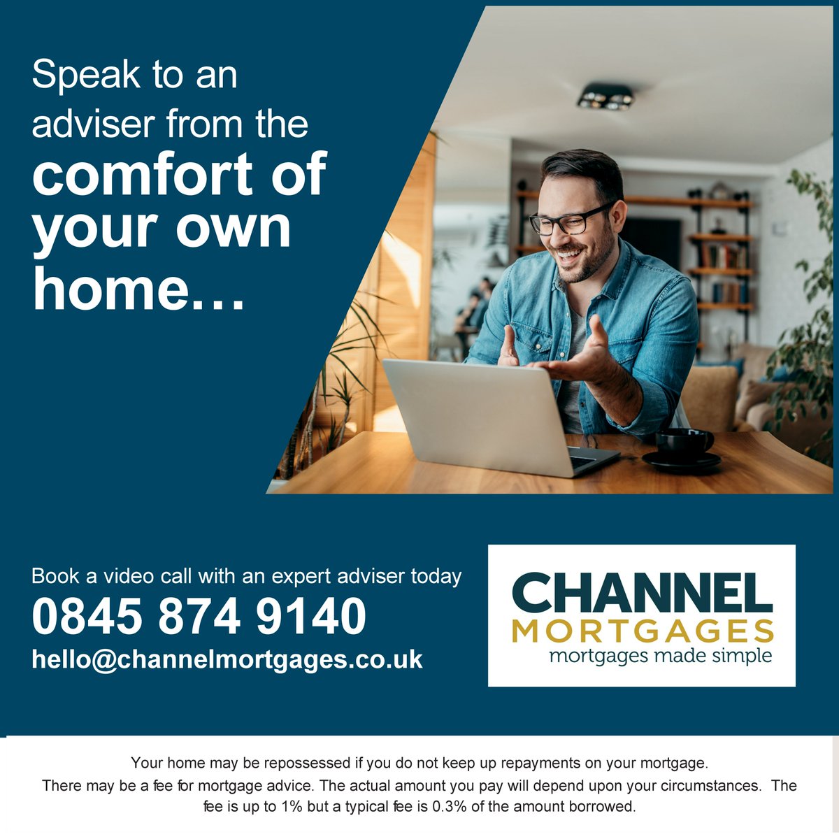Flexible appointments mean you can meet with your mortgage adviser in a way that best suits you.

Whether it's in the office, on the phone, or at your local coffee shop, you can be sure our advisers will offer the best support for you.

📞 0845 874 9140
💻 buff.ly/3GjKNUh